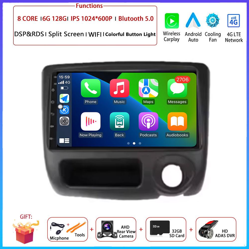 Android OS Carplay For Toyota Vitz XP10 Yaris Platz Echo 1999-2005 Car Radio Navigation GPS Multimedia Video Player QLED screen