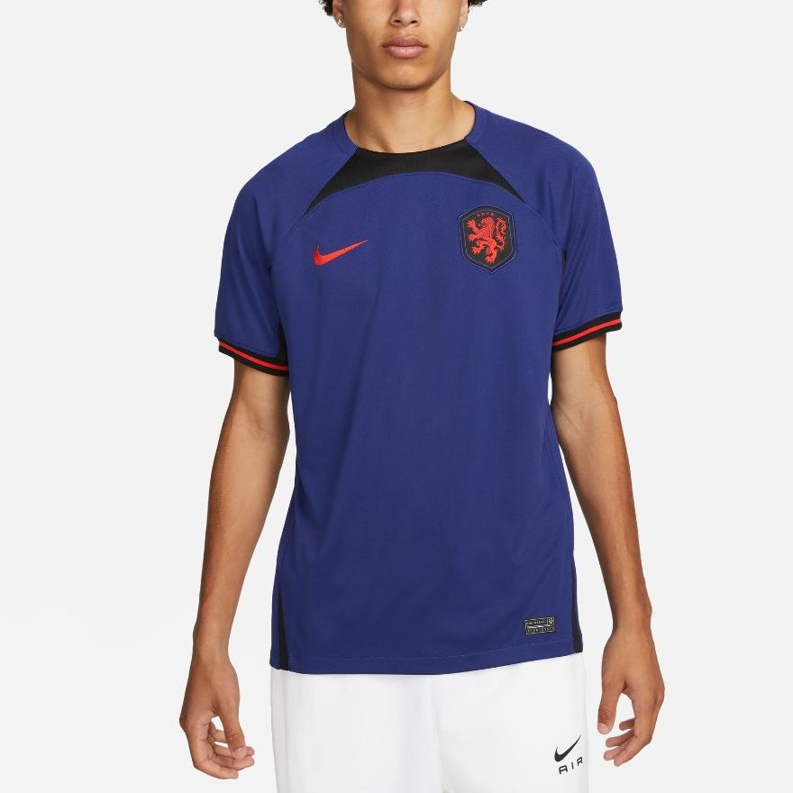 New Nike Netherlands 2022/23 Stadium Away Dri FIT Soccer Jersey DN0693-455