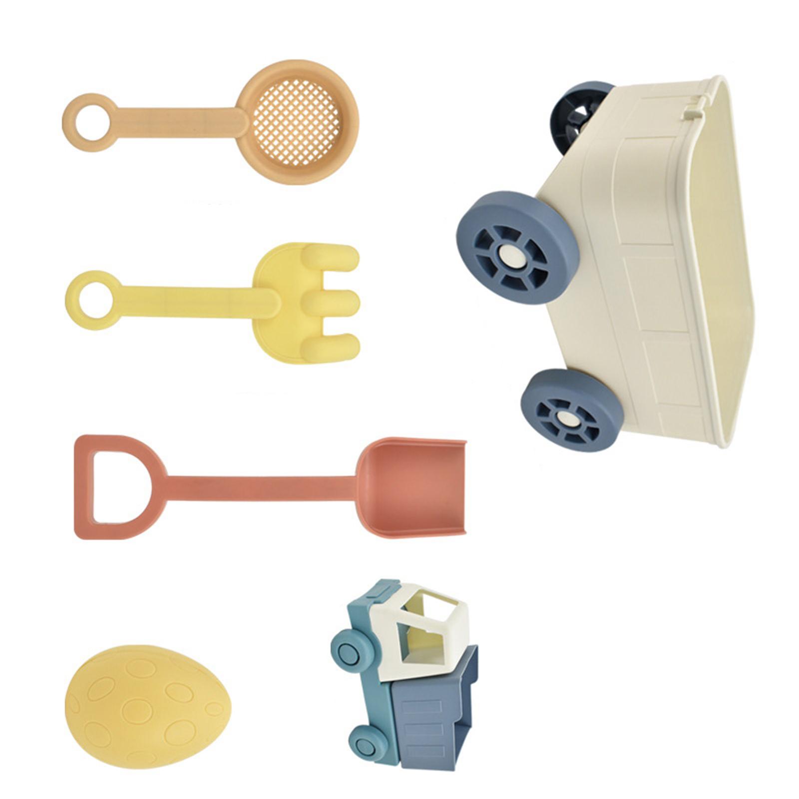 

Набор для летних пляжных игр для детей, 6/8 предметов, игрушка для воды и песка, набор ведер для развлечений на открытом воздухе 1