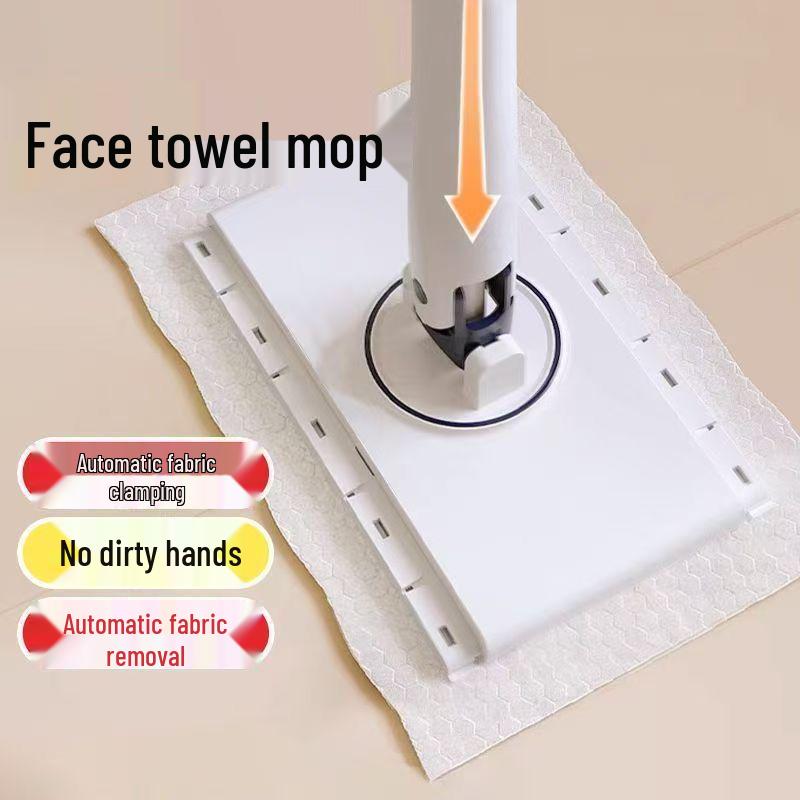 Hands-Free Flat Mop 2025: Squeegee, One-Wipe Clean, Multifunctional & Compact