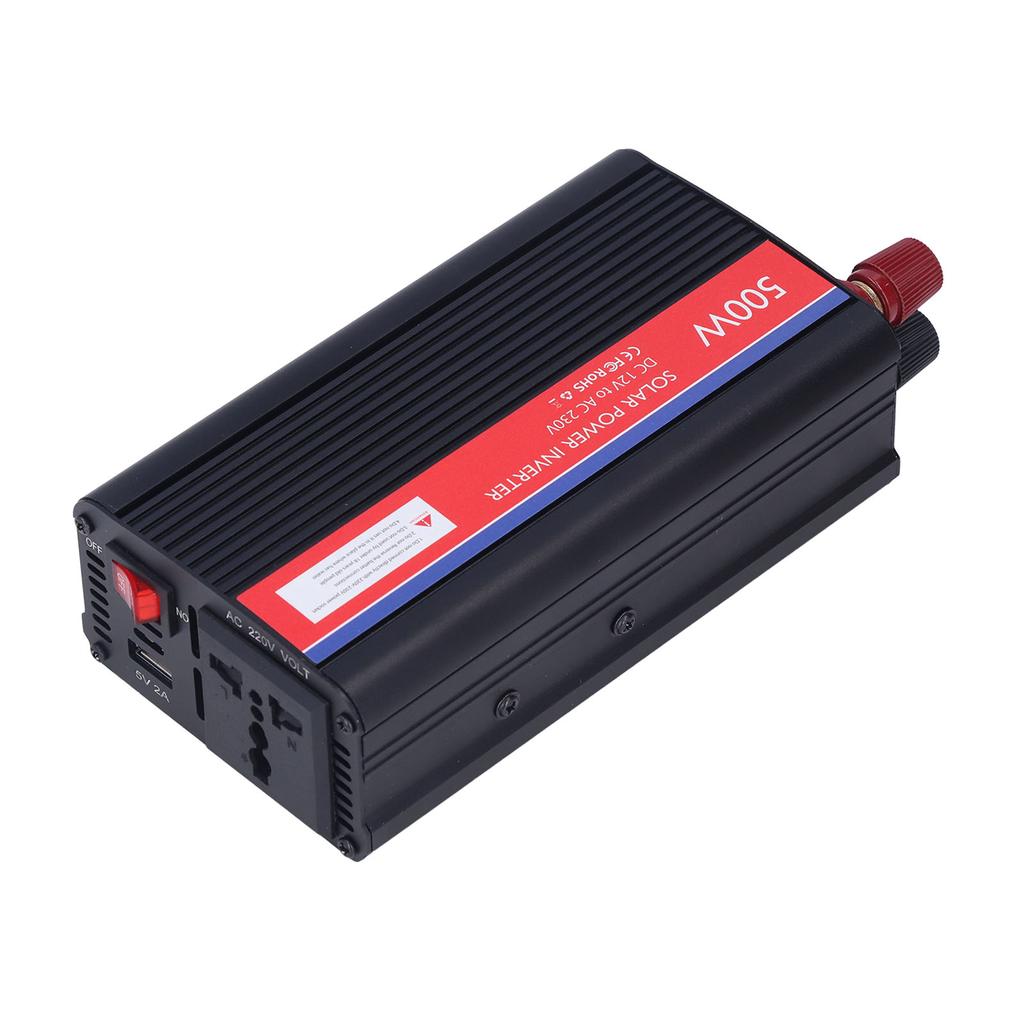 12V Input 230V AC Output 500W Converter Safe for Car Appliance