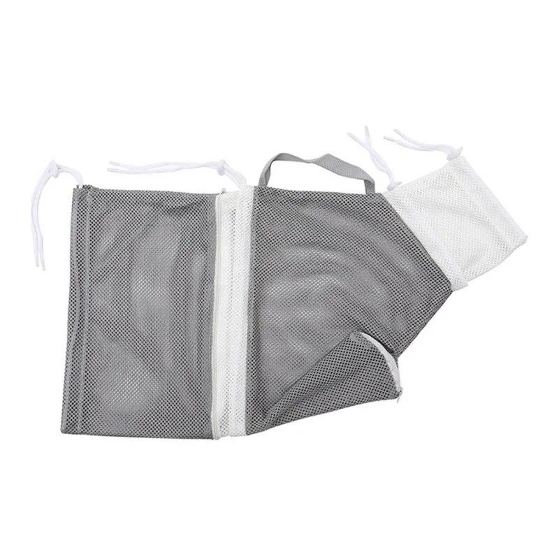 

Сумка для мытья ванны из утолщенной сетки для кошек, регулируемая сумка для ухода за душем с защитой от царапин, сумка для ухода за домашними животными