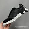 The first layer of cowhide and anti-velvet casual shoes is fashionable, serrated thick-soled men's light luxury non-slip low-top sports shoes.