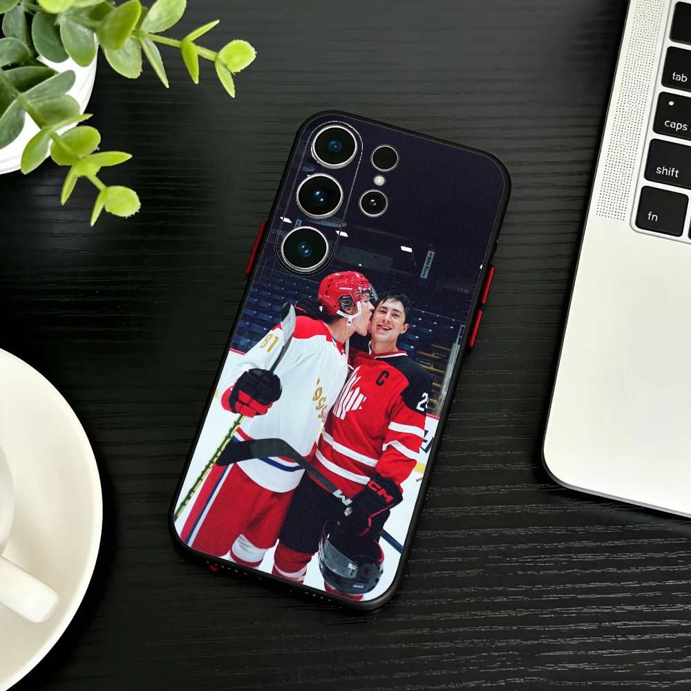 Heated Rivalry Phone Case For Samsung S26,S25,S24,S23,S22,S30,S21,Ultra,Plus,FE 5G Black Soft Cover