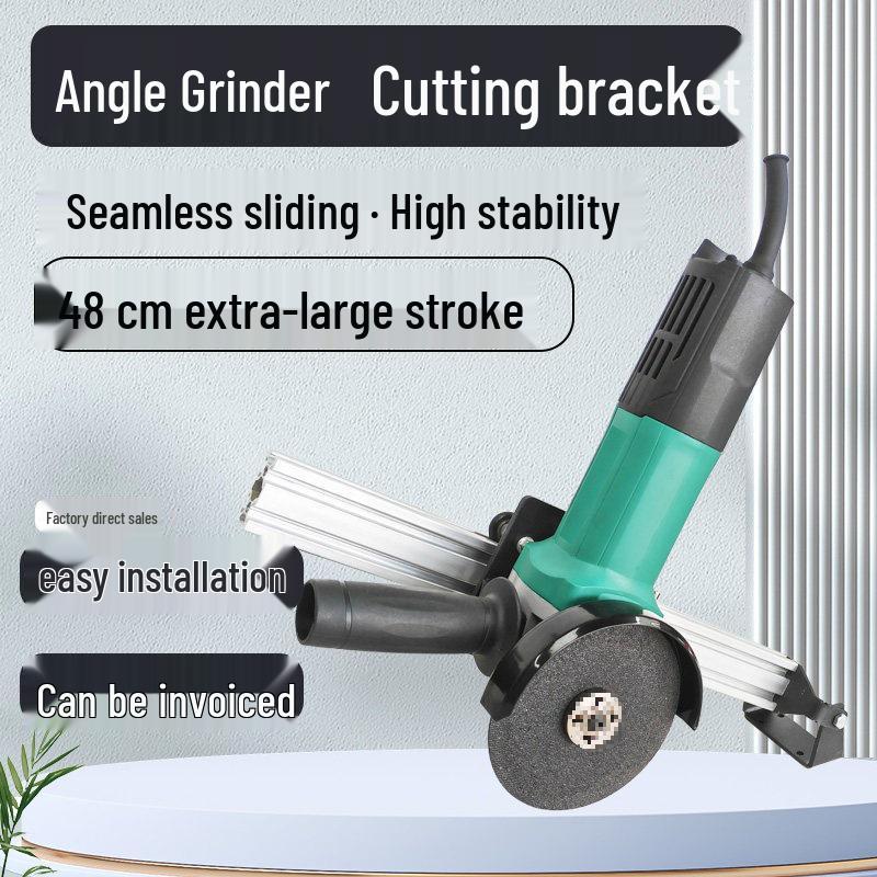 Adjustable Angle Grinder Bracket with Telescopic Handle for Multi-functional Cutting and Polishing