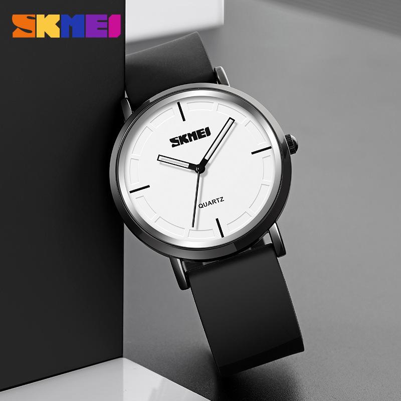 Shikemei Men's Retro Silicone Strap Waterproof Quartz Watch