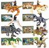 Jurassic World T-Rex Bausteine, STEM Spielzeug für Jungen, Dinosaurier Puzzle Set, Pädagogisches Geschenk für Kinder, Konstruktionsset