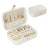 Luxury Leather Jewelry Box With Large Capacity For Rings Earrings Necklaces Storage Gift For Women