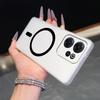 Frosted Semi Clear Magnetic Phone Case for OPPO Reno15 Pro 5G Soft TPU Shockproof Cover