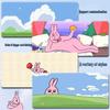 Extra Large Non-Slip Funny Text Mouse Pad with Wrist Rest