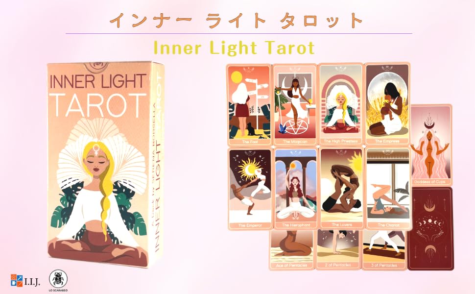 Inner Light Waite 78 Tarot with Japanese Authentic I.I.J Tarot, Edition, Cards, Reading, Instructions,