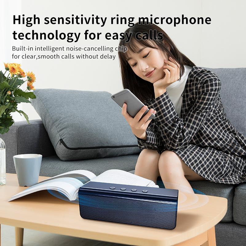 S31 Portable Bluetooth Speaker 3D HIFI Boombox Stereo Wireless Speaker Support TF Card, USB Pen Drive