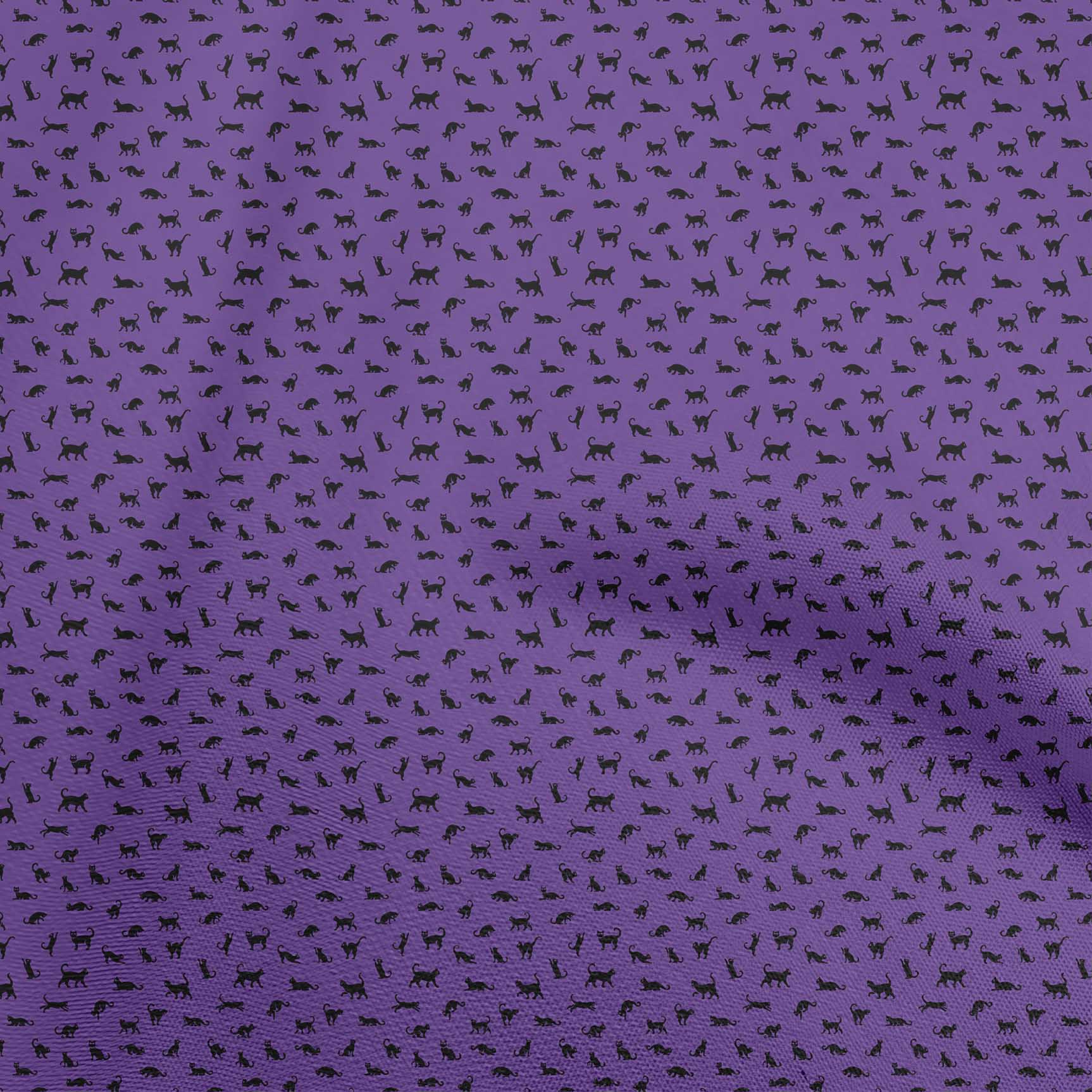 

OneOone Cotton Flex Brown Fabric Тканина для котів для шиття друкованої тканини для рукоділля у дворі 40 дюймів 42 Inch Wide - Viscose Chiffon Фіолетовий