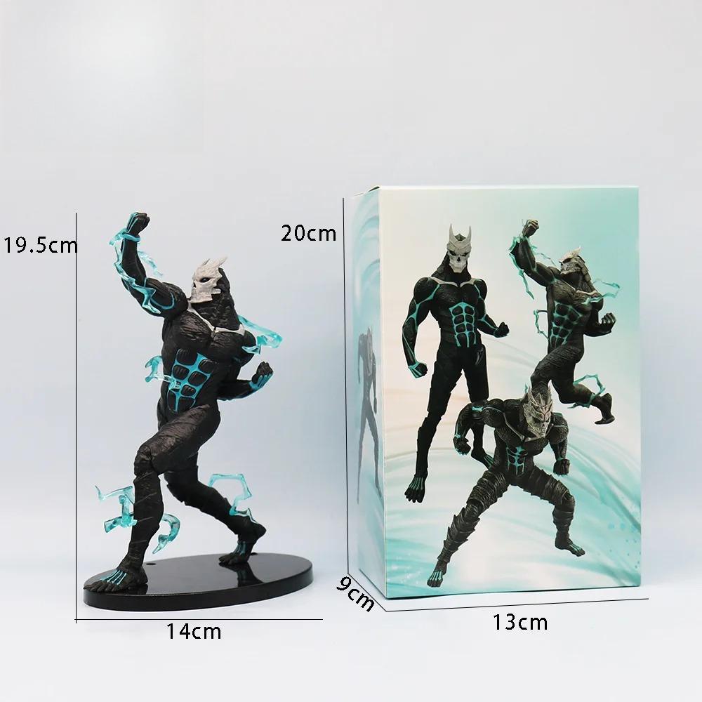 19.5CM Figura de Anime kaiju No.8 Monstro Anime Características da Postura em Pé E Soco Modelo Brinquedo Presente Figura de Ação PVC