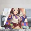 Uma Musume Pretty Derby Blankets Flannel Decoration Breathable Ultra-Soft Throw Blanket for Bedding Couch Bedding Throws