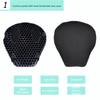 Motorcycle Gel Seat Pad with 3D Ventilation Channels Heat Insulation & Shock Absorption Bike Seat Cover for Riders