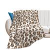 Leopard Print Flannel Blanket Digital Print Blanket Student Blanket Sofa Blanket