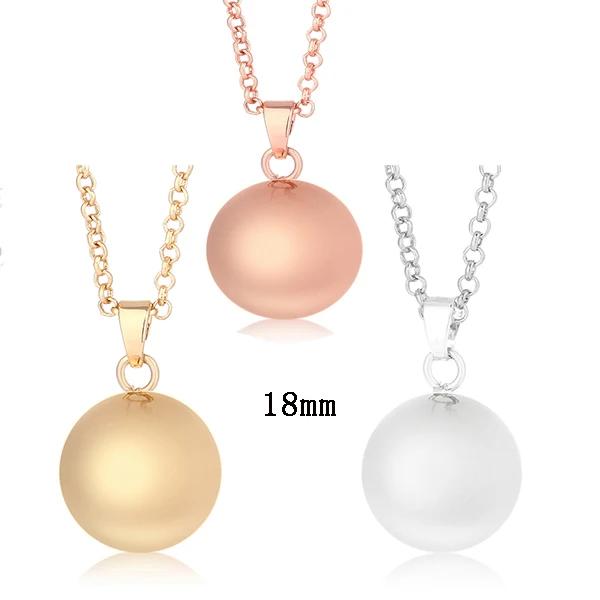 

25Pcs Angel Bola Lucky 18mm/25mm Engelsrufer Round Sound Harmony Caller Pendant DIY Angel Wing Necklace
