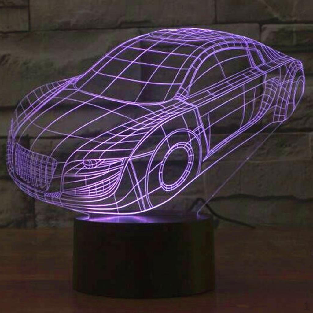 

Creative Race Car 3D LED Desk Lamp Decor