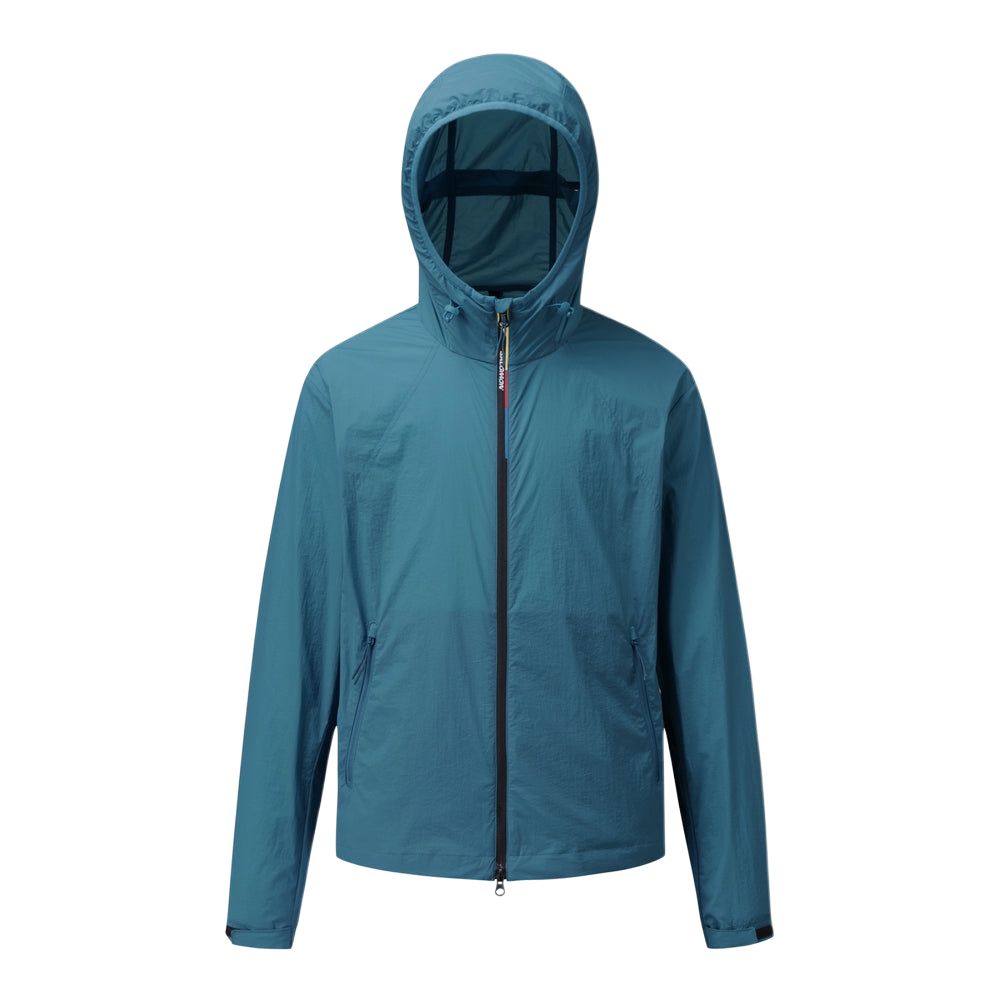 SALOMON Modyssey Serie Aero Outdoor Wasserdicht Leicht Kapuze Reißverschluss Langarm Jacke Unisex Jacken Blau Nacht C28131