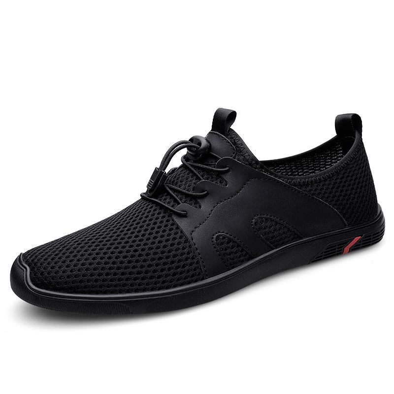 

Горячая Распродажа Мужская Повседневная Обувь Удобные Сетчатые Лоферы Универсальные Летние Кроссовки Ручной Работы Мужские Кроссовки Дышащая Обувь для Вождения 45 чёрный