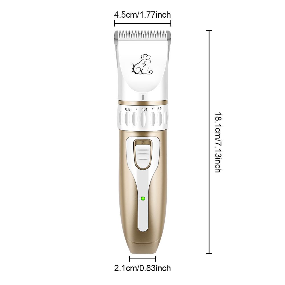 Upgraded Version Rechargeable Cordless Pet Grooming Product Kits Low Noise Electric Dog Hair Trimmers Sets for Dogs & Cats Pets