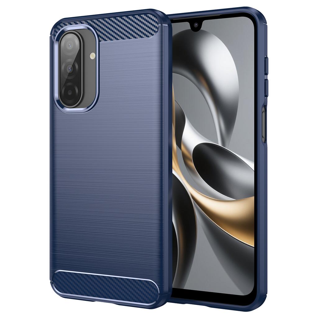 For Samsung Galaxy A17 Case Protective Phone Cover Carbon Fiber Texture Brushed
