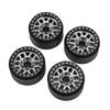 4 Stück/Satz 1,9 Zoll Aluminiumlegierung Beadlock Felgen für Axial SCX10 90046 RC Crawler Auto