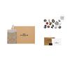 COACH Lanyard Artificial Leather Card Holder Card Holder Mini Women's Khaki White 63274-IMDQC