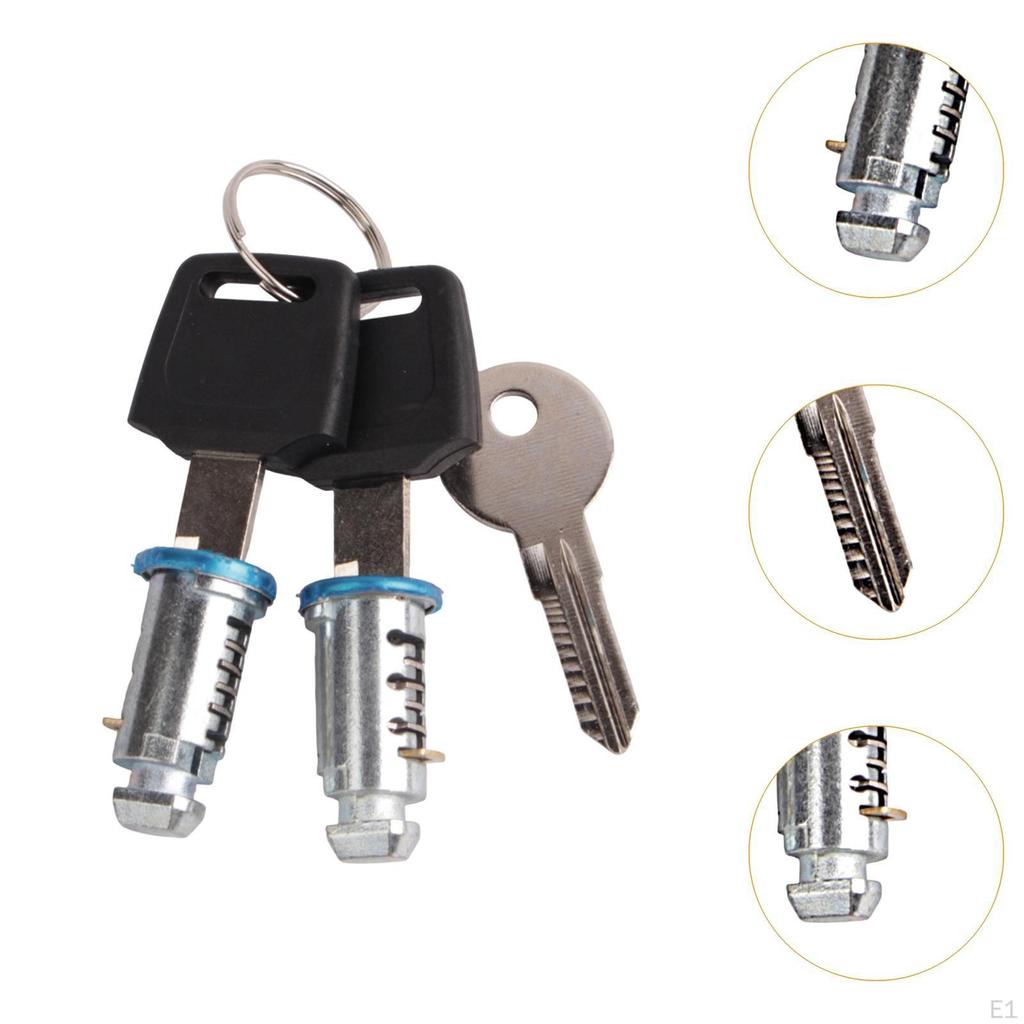 Roof Rack Locking Cores with Key Kit for Crossbar Systems