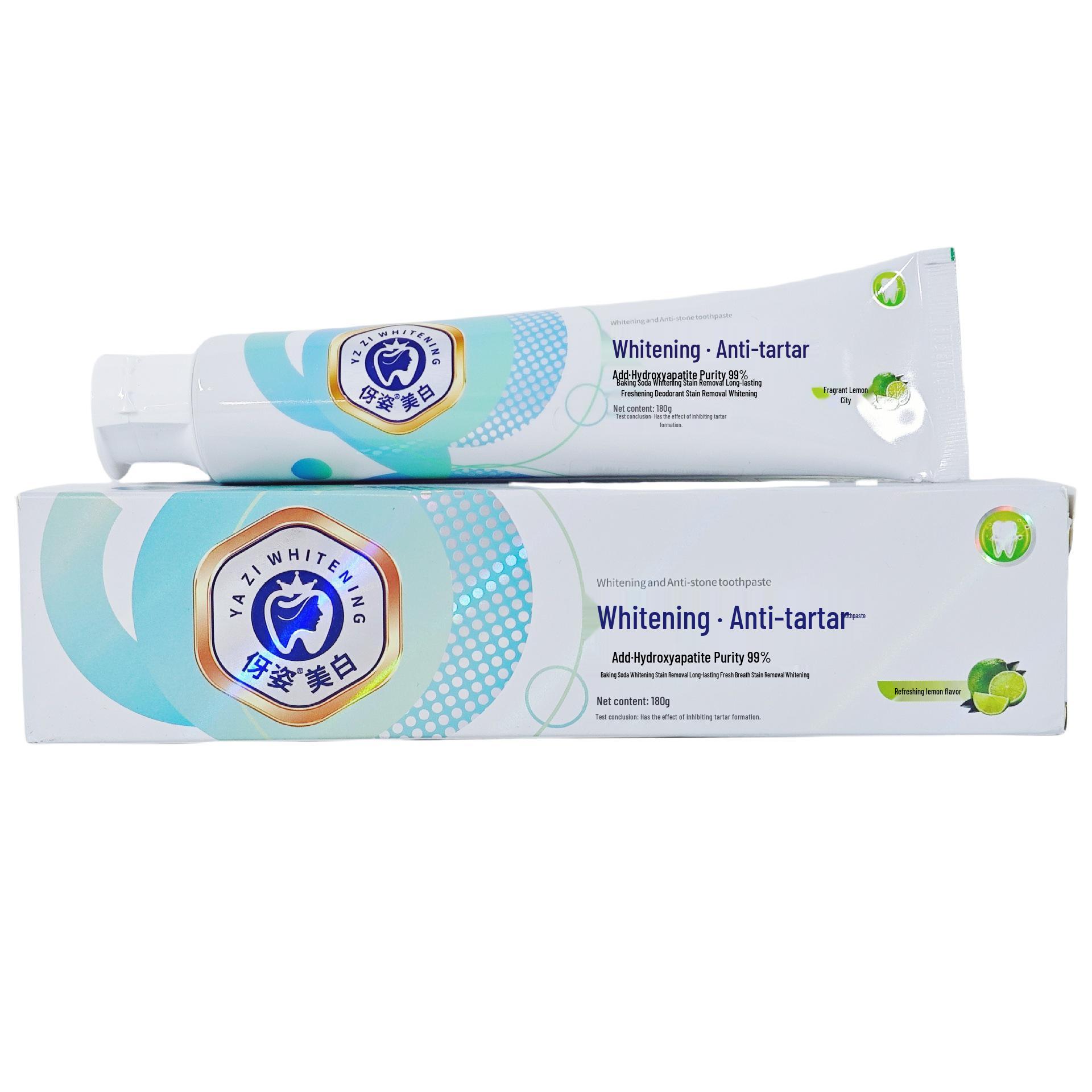 

Yazimei Whitening & Stain Removal Toothpaste - 180g, Freshens Breath