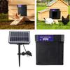 Automatic Chicken Door with Timer Solar Battery Powered LED Display Double Doors Electric Chicken Coop Opener