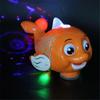 Infant Cartoon Dolphin Floating Ball Toy Boys Girls Light Music Toy Preschool Educational Toy Christmas Gift for Toddler