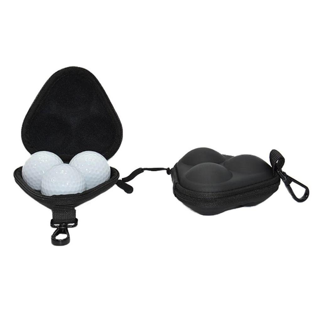 Detachable Small Golfs Pouch EVA Golf Ball Storage Case Premium Golf Ball Storage Bag  Travel