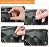 200 Stück 8mm Durchmesser 8mm Schwarz Fahrzeug Auto Stoßstange Türverkleidung Kotflügelverkleidung Clips Halterung Kunststoff Auto Befestigungselemente Nieten Clips