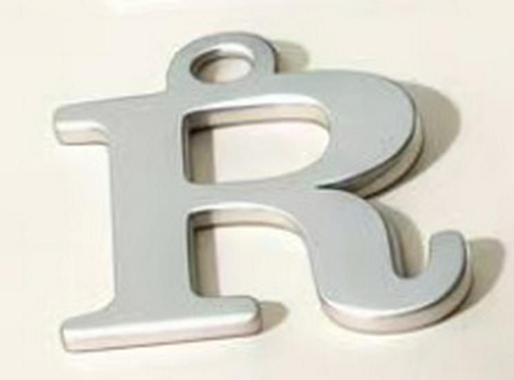 DIY Jewelry Accessories: 26 Alphabet Titanium Steel Pendants for Bracelets, Necklaces, Handmade Charms