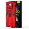 Custodia Magnetica Corazzata Antiurto Per Poco F6 Pro F5 F4 GT Coque Per Poco X6 X5 Pro X4 GT X3 NFC M3 M4 Pro Supporto Rigido Copertura per Telefono
