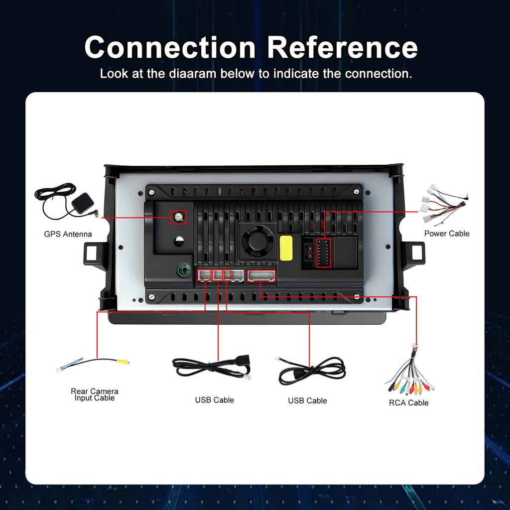 REAKOSOUND Autoradio 7'' Touchscreen Carplay für Toyota auris 2 Din Auto-Multimedia mit Bluetooth Video Autoradio Radioempfänger