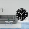 Nordic Resin Knight Figurine Sculpture And Modern Acrylic Wall Clock Minimalist Art Ornament for