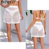 BITCED Sexy Bodycon Skirt - Lace-Up Hemline with Slit Women's Summer Skirt