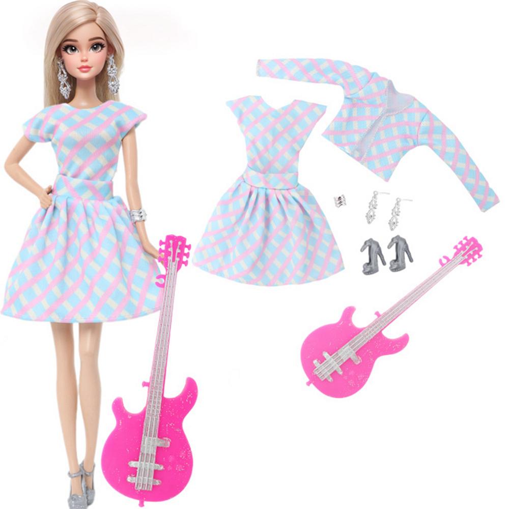 

Кукольная одежда и аксессуары для куклы Барби, обувь, шляпы, сумки, наряды, игровой набор для кукольного домика 1/6, 11,5 дюймов (НЕТ КУКЛЫ)