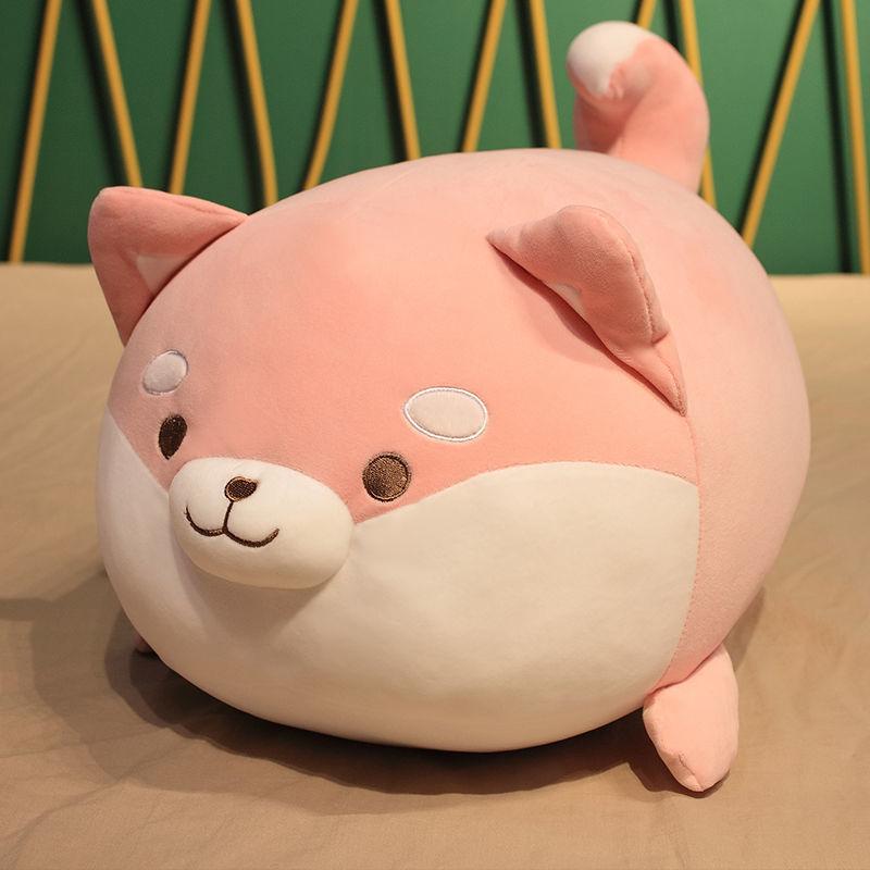 Cute Shiba Inu Plush Toy Doll Dog Ragdoll Corgi Doll Pillow Bed Super Soft Sleeping Big Pillow