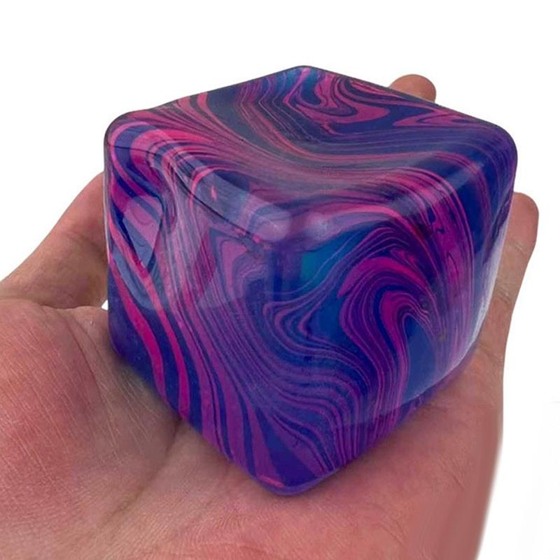 Schylling Needoh Nice Cube Sensory Stress Relief Anxiety Sensory Tool For Focus ADHD & Office Desk Calming Gadget