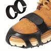 Adjustable Shoe Spikes Buckle Strap | Multifunctional, No Laces Required, Fixed Fit, Enhances Grip On Snow and Ice Surfaces