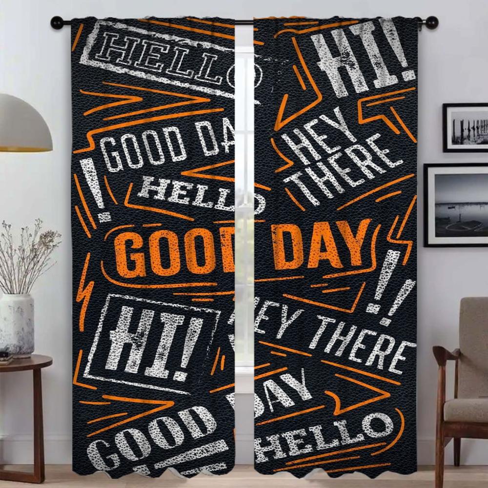 

Кухонные шторы для спальни, цветные узорчатые шторы, домашний интерьер, шторы для гостиной, жалюзи, оконные шторы, перегородки W50xH70cmx2pcs-CL