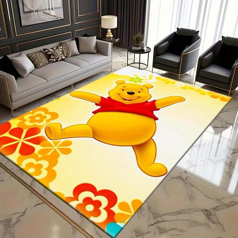 

1pc Winnie The Pooh Themed Area Rug, Non-Slip Door Mat for Home Entrance, Bedroom, Bathroom, Anti-Slip Floor Mat 60cm by 90cm