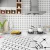 Marble Kitchen Oil-Proof Film Stove Waterproof Moisture-Proof Self-Adhesive Wallpaper Countertop Cabinet Renovation Tile Sticker