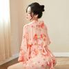 Sexy underwear women's Japanese retro printing kimono hollowed waist passion uniform temptation plus size fat MM