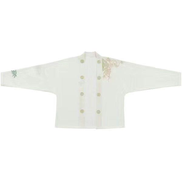 Guofeng Hanfu Set: Green Mamian Skirt & Ming Style Shirt - New Autumn Collection