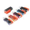 Ink Cartridge Clear Fadeless Smoothly Print Printer Cartridge for PIXMA TS707 TR8570 TS8170 BK BK C M Y PB
